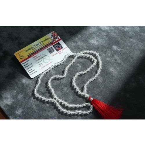Crystal (Sphatik) Beads Mala