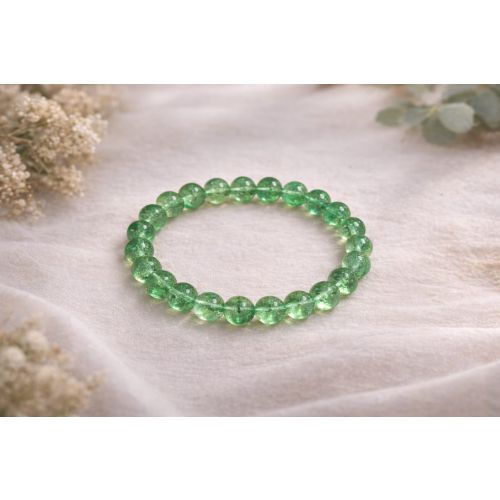 Green crystal braclet
