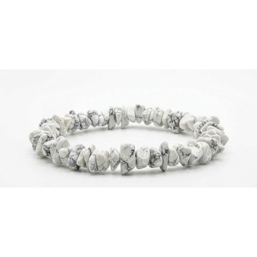 Howlite shape braclet