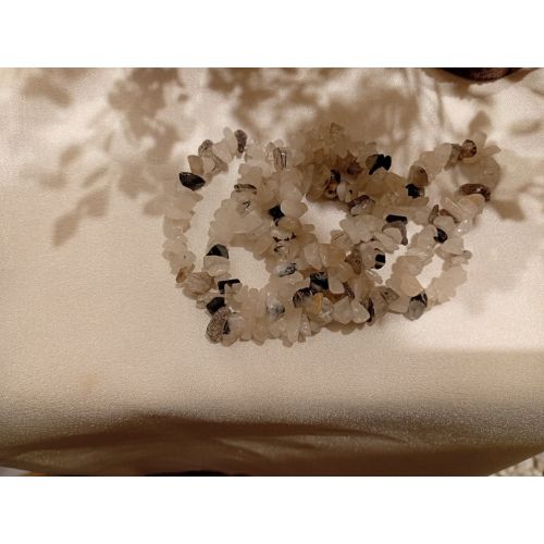 Black rutile mala